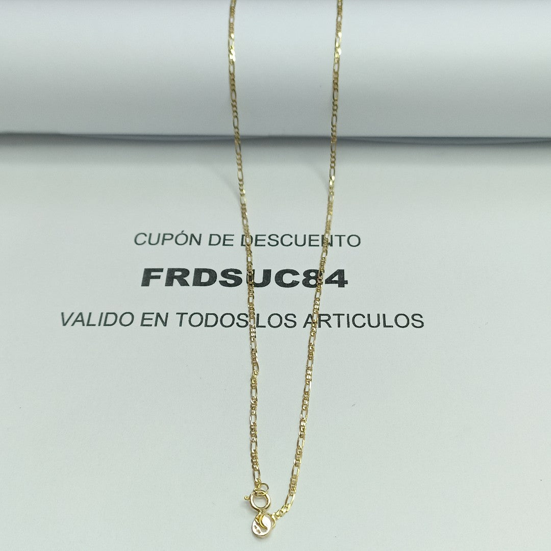 CADENAS CARTIER 3 1 AMARILLA ORO 14K 1.9 (NUEVO)