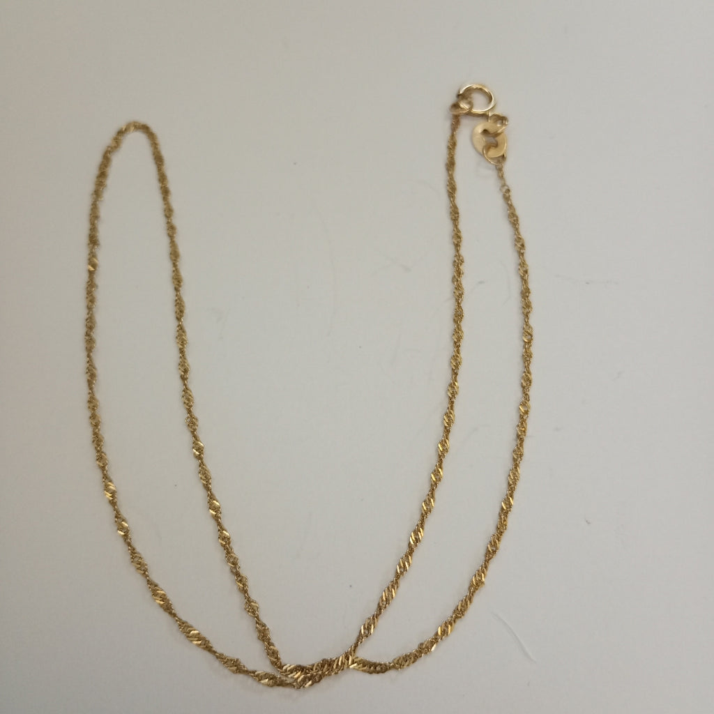 CADENA ORO 10 K 0,80 GRMS (SEMINUEVO)