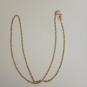 CADENA ORO 10 K 0,80 GRMS (SEMINUEVO)