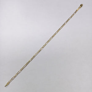 PULSERA TEJIDO 3X1 14K 18 CM 2 GR (NUEVO)