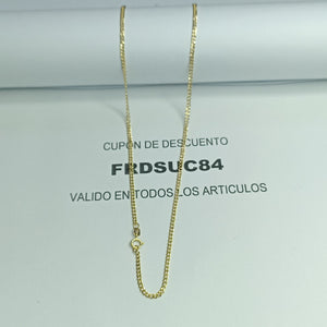 CADENAS BARBADA AMARILLA ORO 14K 1.9 (NUEVO)