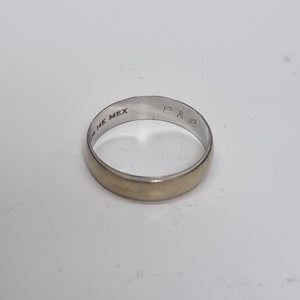 ARGOLLA ORO BLANCO 14 K 3.8 GRMS (SEMINUEVO)