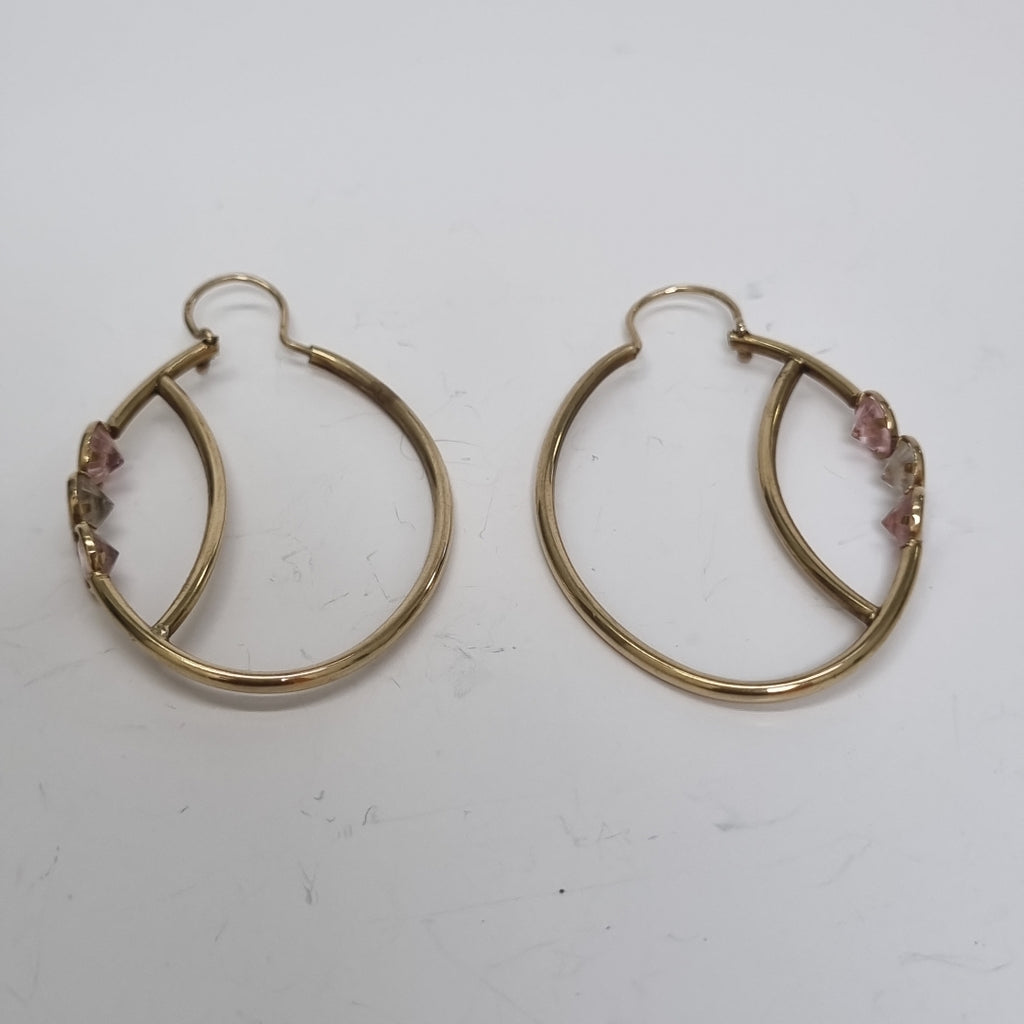 ARRACADAS PAR ORO 10 K 3,90 GRMS (SEMINUEVO)