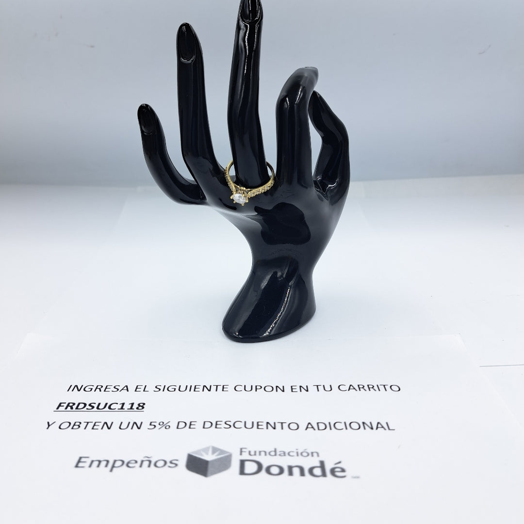 SOLITARIO ORO 10 K 2.4 GRMS (SEMINUEVO)