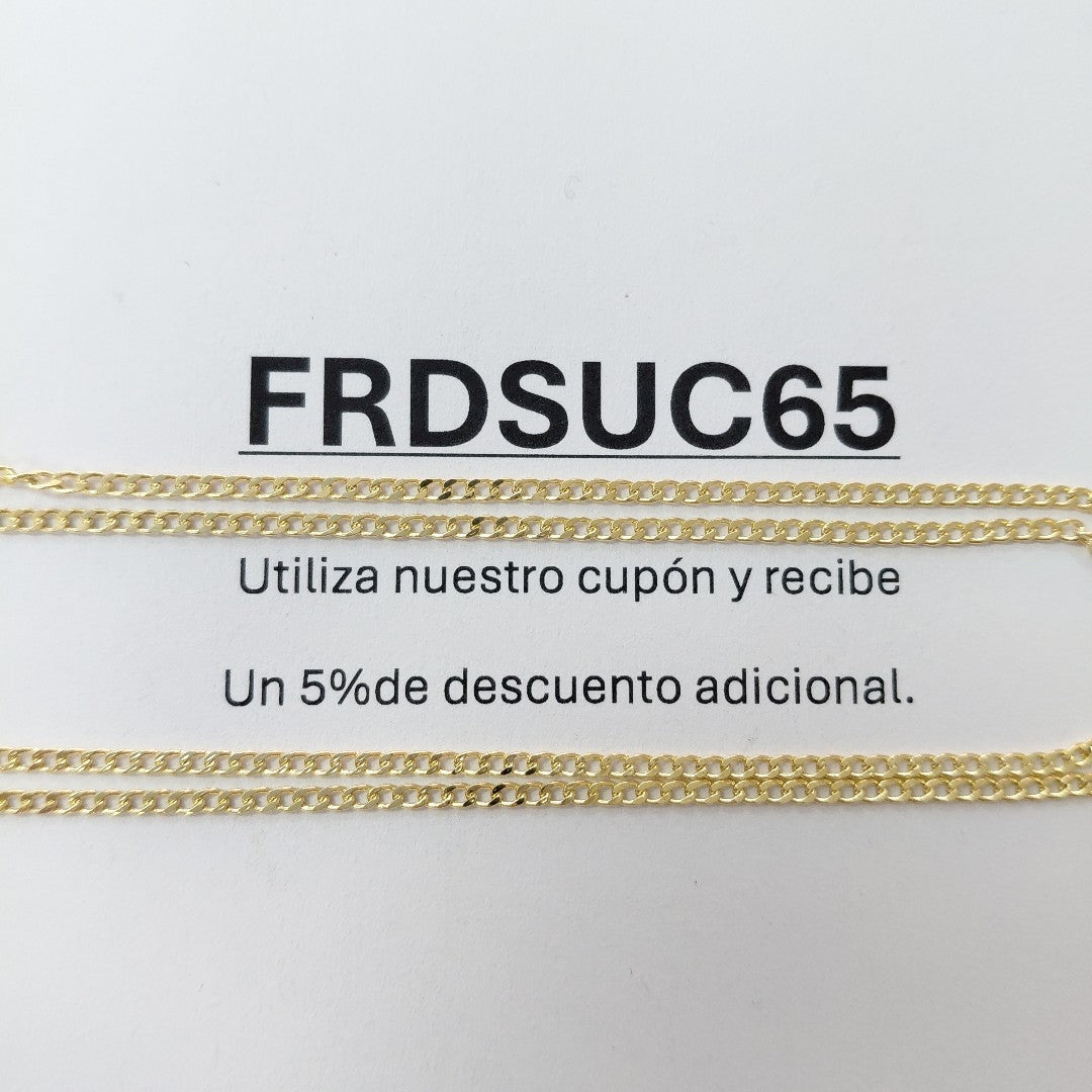 CADENAS BARBADA AMARILLA ORO 14K 2 (NUEVO)