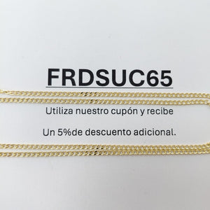 CADENAS BARBADA AMARILLA ORO 14K 2 (NUEVO)