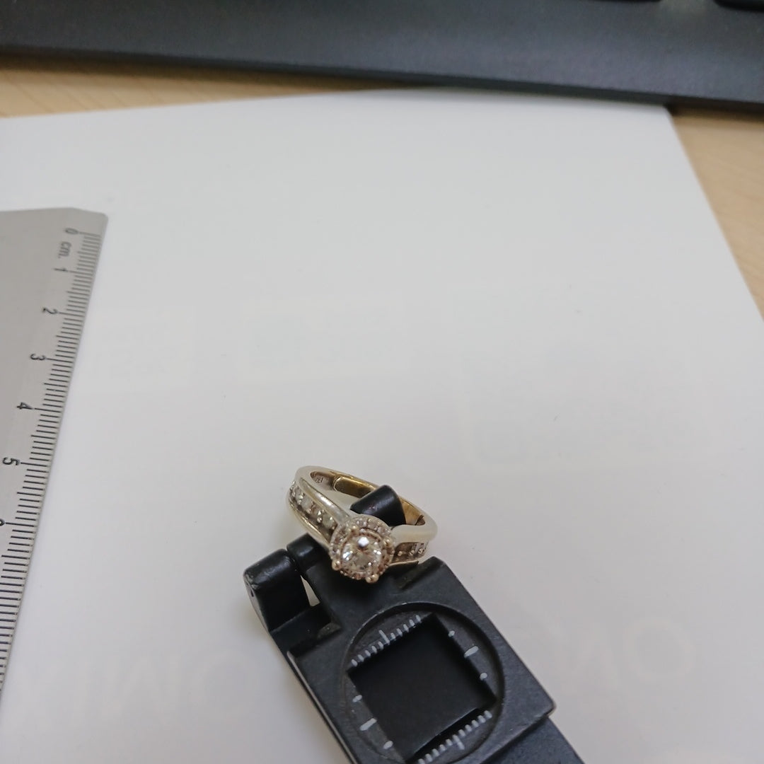 ANILLITO ORO, ORO BLANCO 14 K 6.1 GRMS (SEMINUEVO)