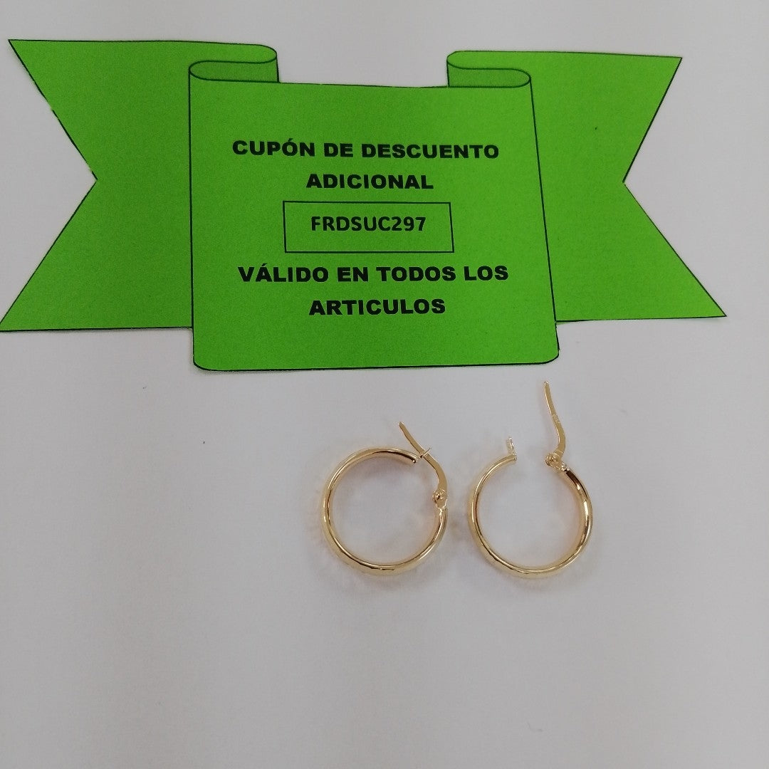 ARRACADAS ORO 10K 1.3 (NUEVO)