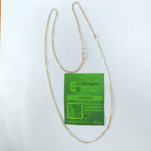 CADENA BARBADA 14K 60 CM 5.8 GR (NUEVO)