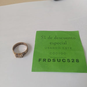 ANILLO DE GRADUACIÓN ORO 14 K 7,20 GRMS (SEMINUEVO)