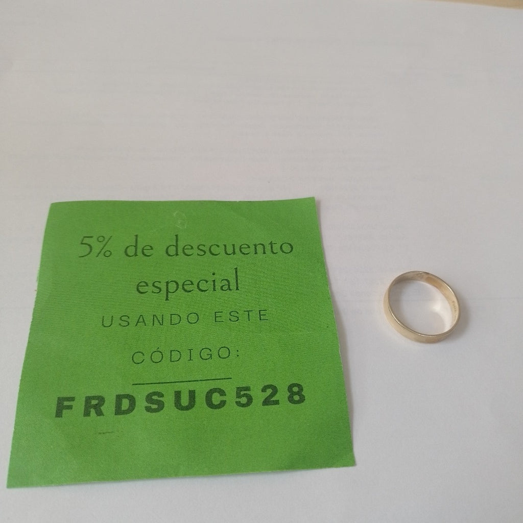 ARGOLLA ORO 14 K 1,70 GRMS (SEMINUEVO)