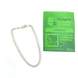 PULSERA BISMARK 14K 18 CM 2.4 GR (NUEVO)