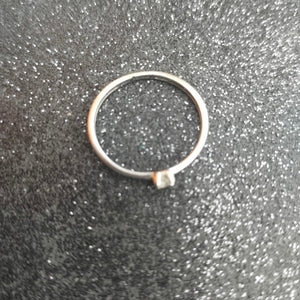 SOLITARIO ORO,ORO BLANCO 14 K 1,30 GRMS (SEMINUEVO)