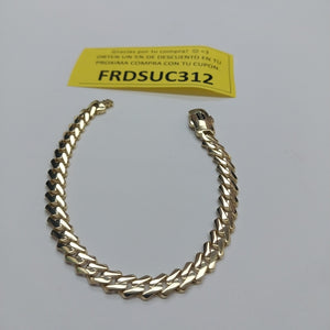 PULSERA MONACO ORO 14K 7.4 (NUEVO)