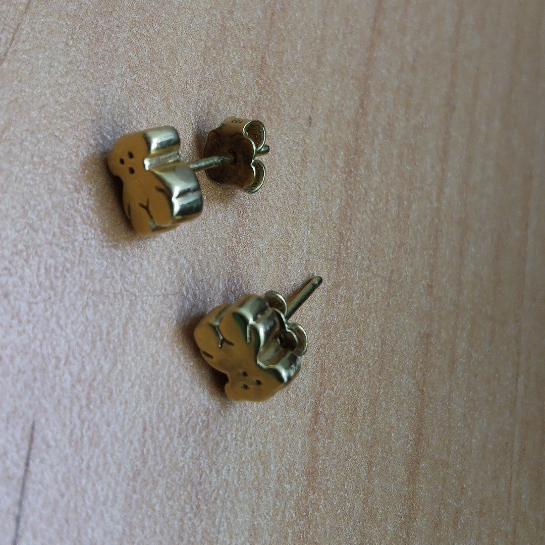 BROQUELES PAR ORO 14 K 1,70 GRMS (SEMINUEVO)