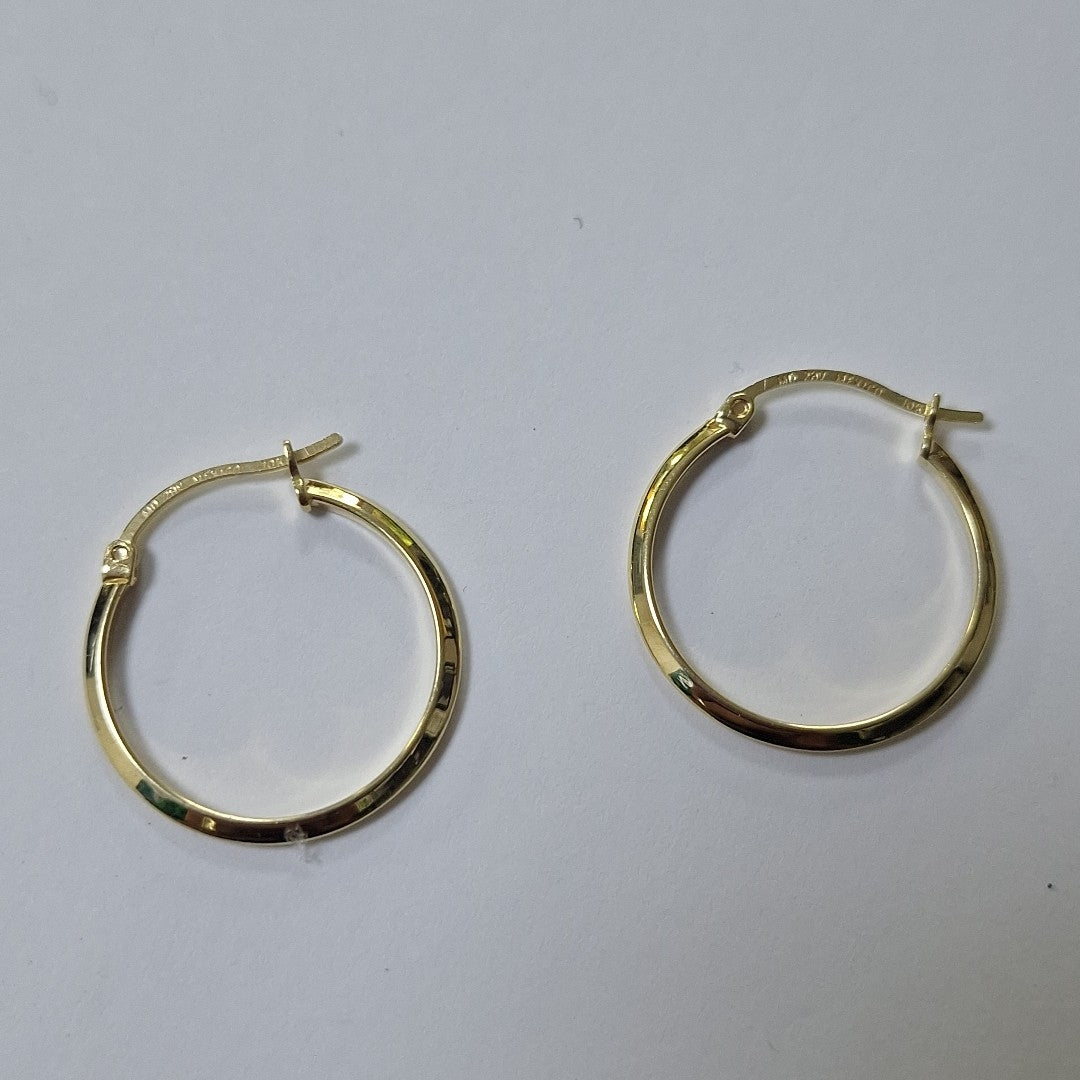 ARRACADAS PAR ORO 10 K 1.5 GRMS (SEMINUEVO)