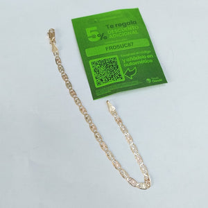 PULSERA GUCHI 14K 18 CM 3.1 GR (NUEVO)