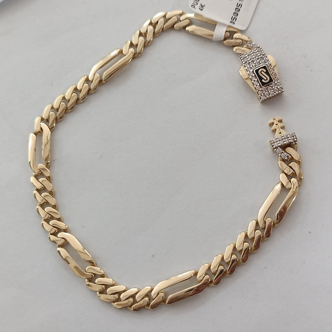 PULSERA MONACO ORO 14K 5.4 (NUEVO)