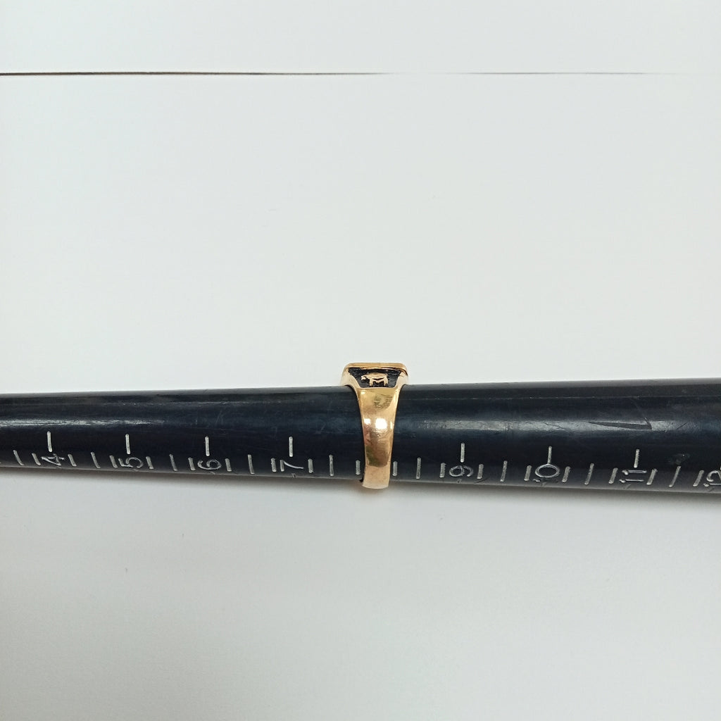 ANILLO DE GRADUACIÓN ORO 14 K 8,10 GRMS (SEMINUEVO)