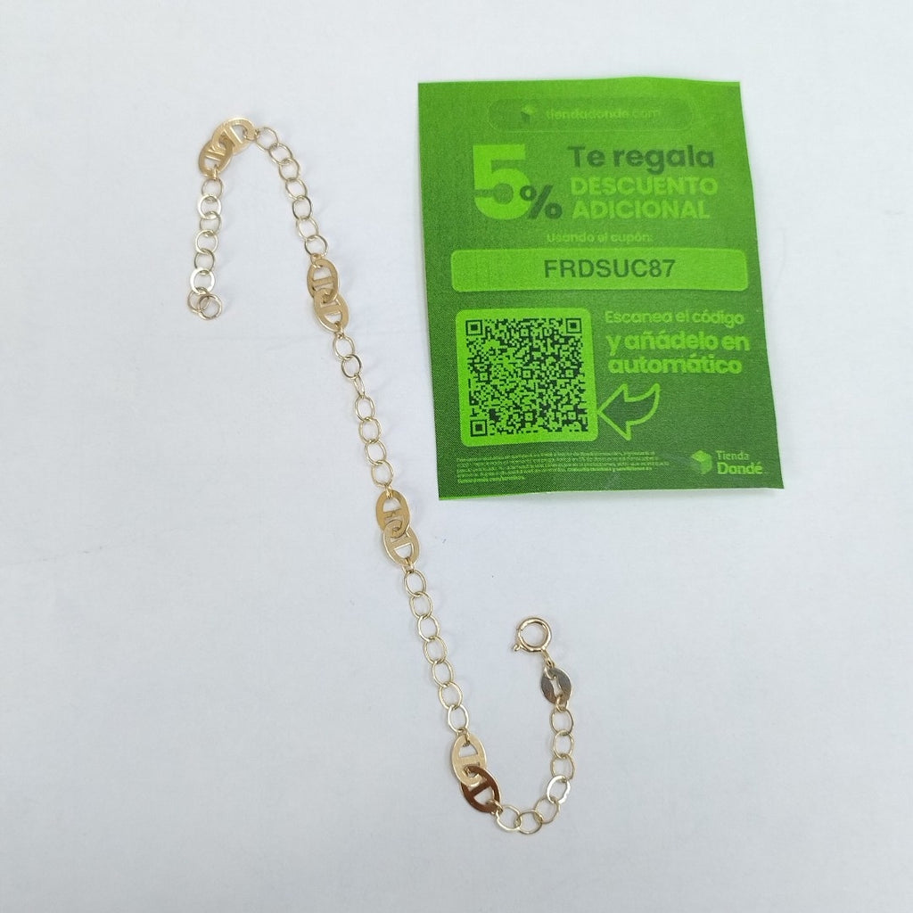 PULSERA ESPECIAL 14K 18 CM 1.5 GR (NUEVO)