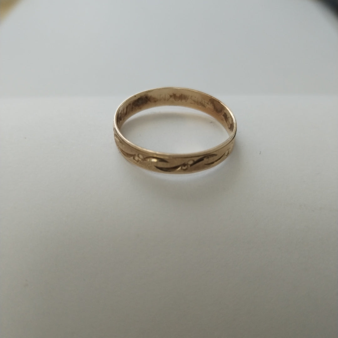 ARGOLLA ORO 10 K 1.3 GRMS (SEMINUEVO)