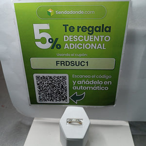 ANILLO ANILLITO MEDIA CHURUMBELA 14K 7 TALLA 2 GR (NUEVO)