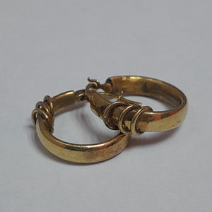 ARRACADAS PAR ORO 14 K 2,30 GRMS (SEMINUEVO)