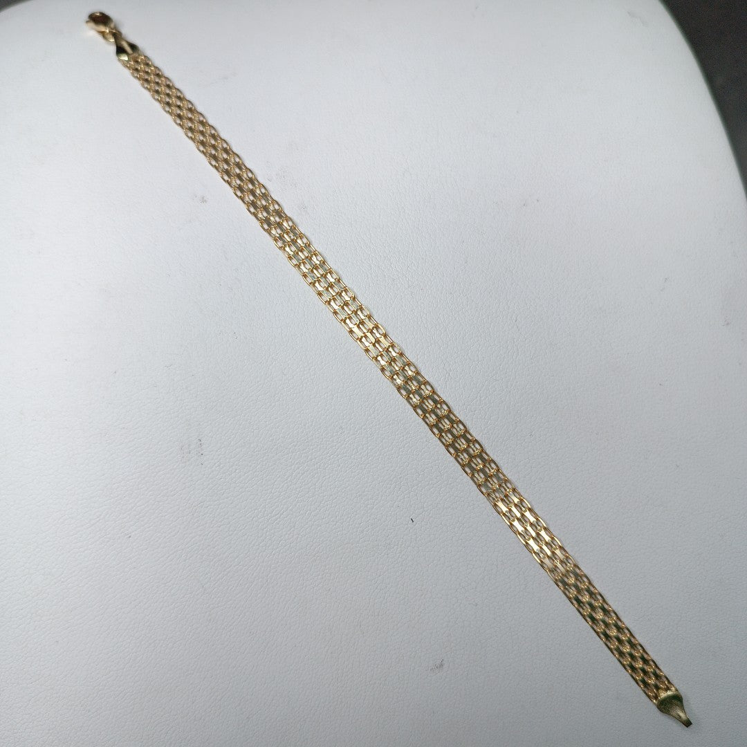 PULSERA ESPECIAL 10K 18 CM 3.8 GR (NUEVO)
