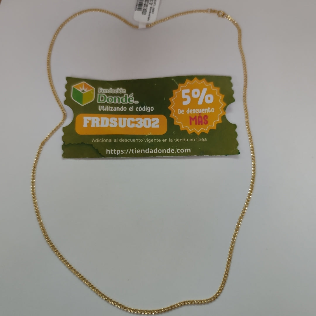 CADENAS BARBADA AMARILLA ORO 14K 2.1 (NUEVO)