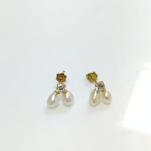 BROQUELES PAR ORO 14 K 0,70 GRMS (SEMINUEVO)