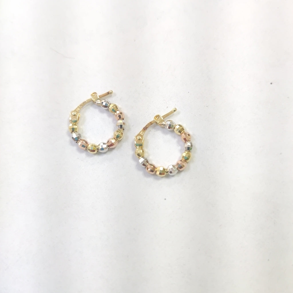 ARRACADAS PAR ORO 14 K 1,40 GRMS (SEMINUEVO)