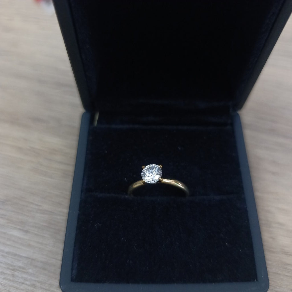 ANILLO ORO 10 K 1,30 GRMS (SEMINUEVO)
