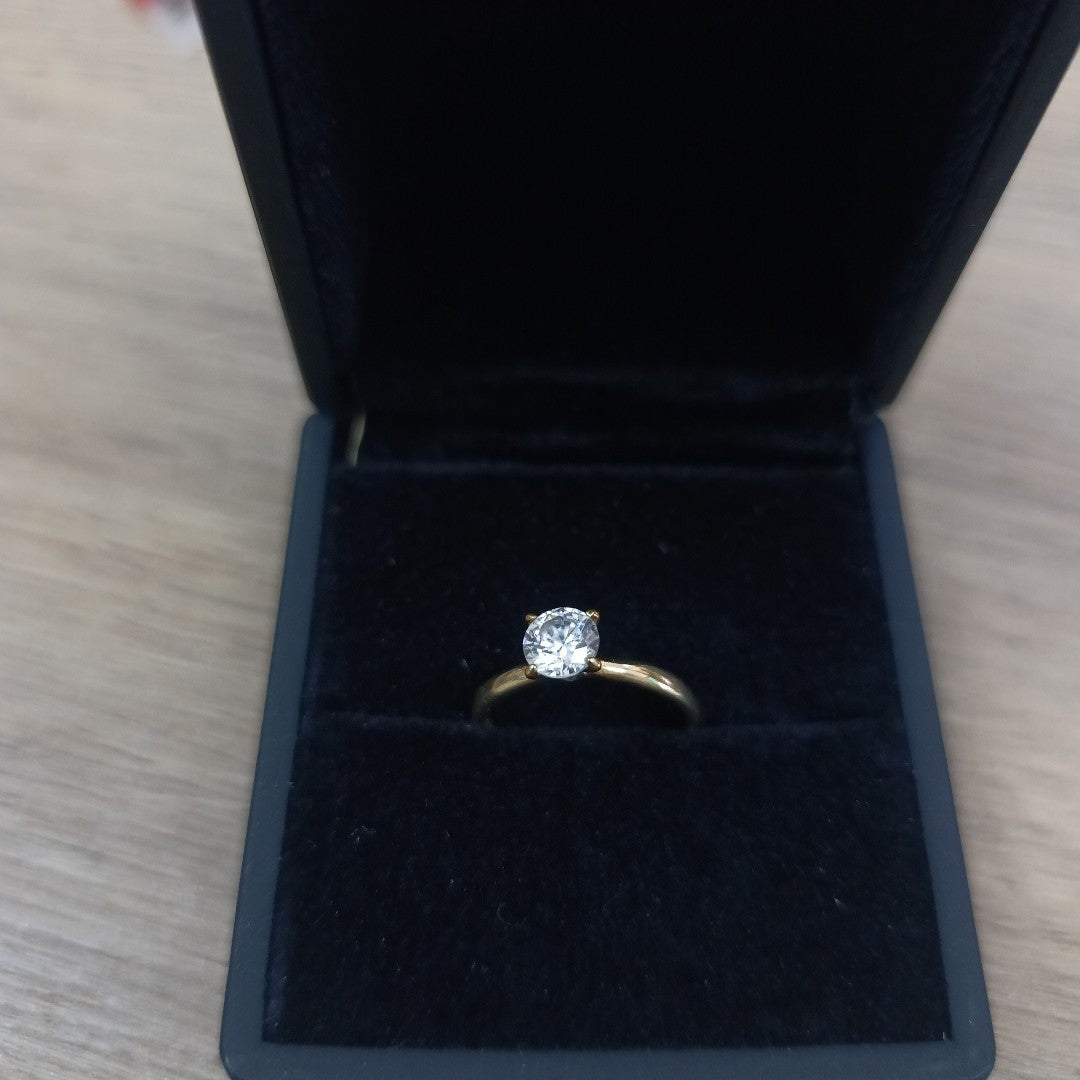 ANILLO ORO 10 K 1,30 GRMS (SEMINUEVO)