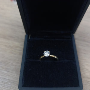 ANILLO ORO 10 K 1,30 GRMS (SEMINUEVO)