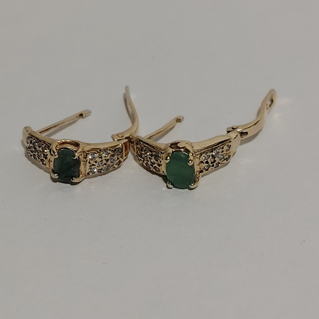 ARETES PAR ORO 14 K 4,00 GRMS (SEMINUEVO)