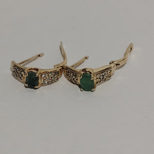 ARETES PAR ORO 14 K 4,00 GRMS (SEMINUEVO)