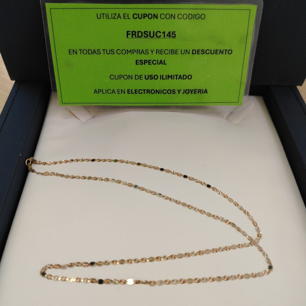 CADENA ORO 14 K 1.5 GRMS (SEMINUEVO)