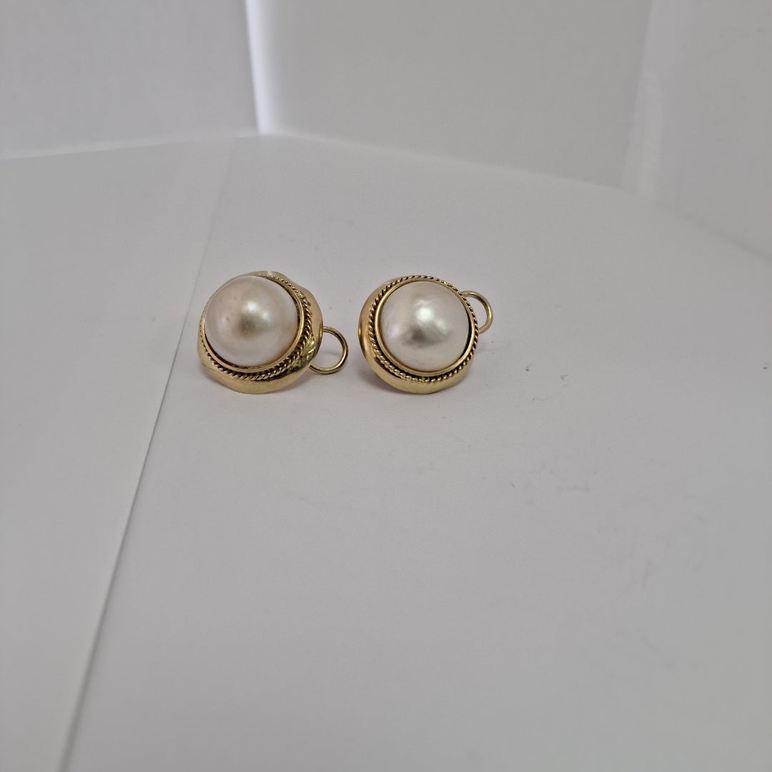 ARETES PAR ORO 14 K 6.8 GRMS (SEMINUEVO)