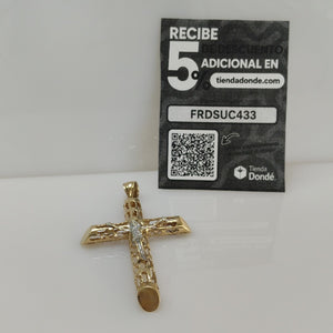 CRUZ ORO, ORO COMBINADO 14 K 8.5 GRMS (SEMINUEVO)