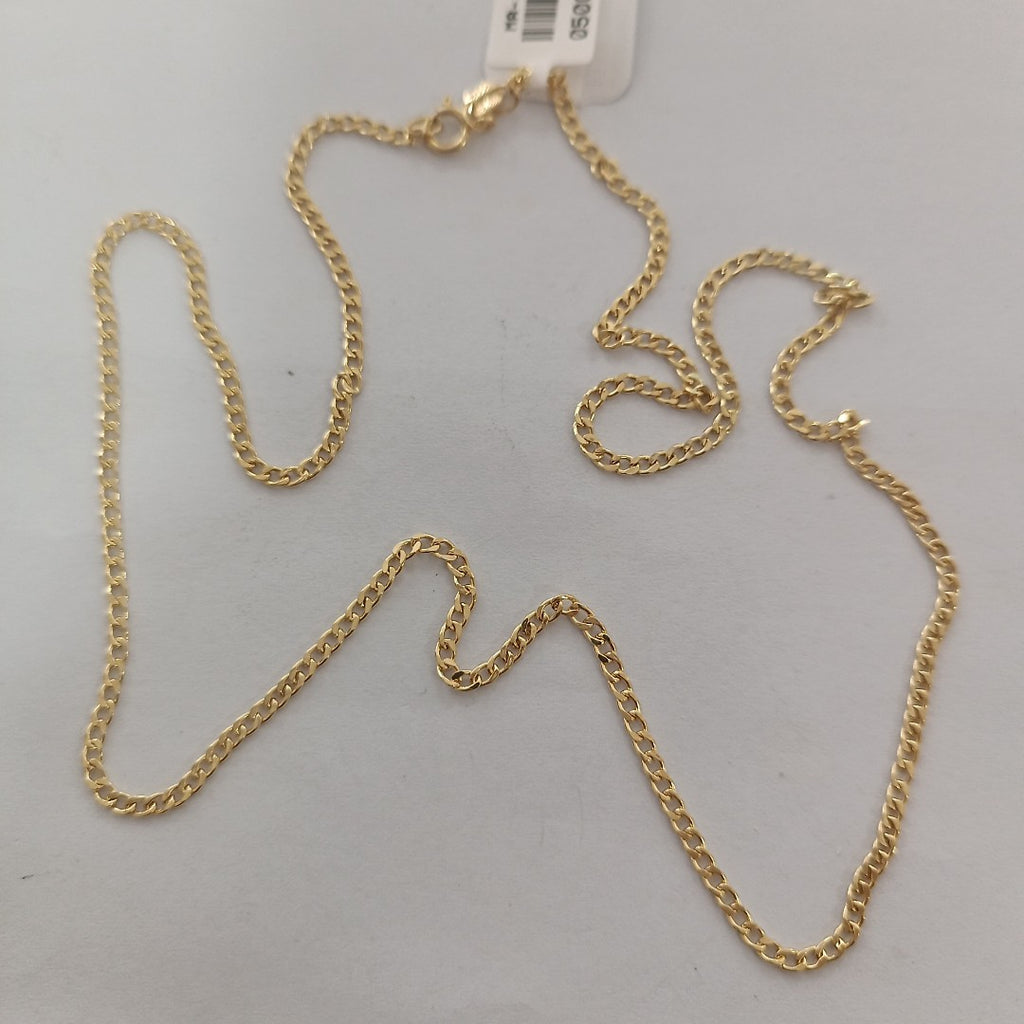CADENAS BARBADA AMARILLA ORO 14K 1.8 (NUEVO)
