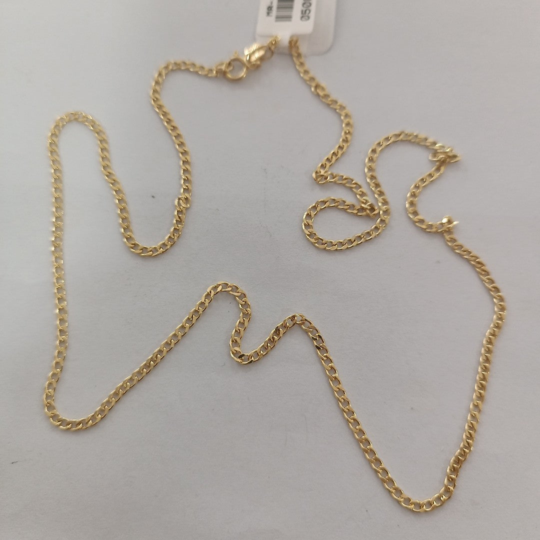 CADENAS BARBADA AMARILLA ORO 14K 1.8 (NUEVO)
