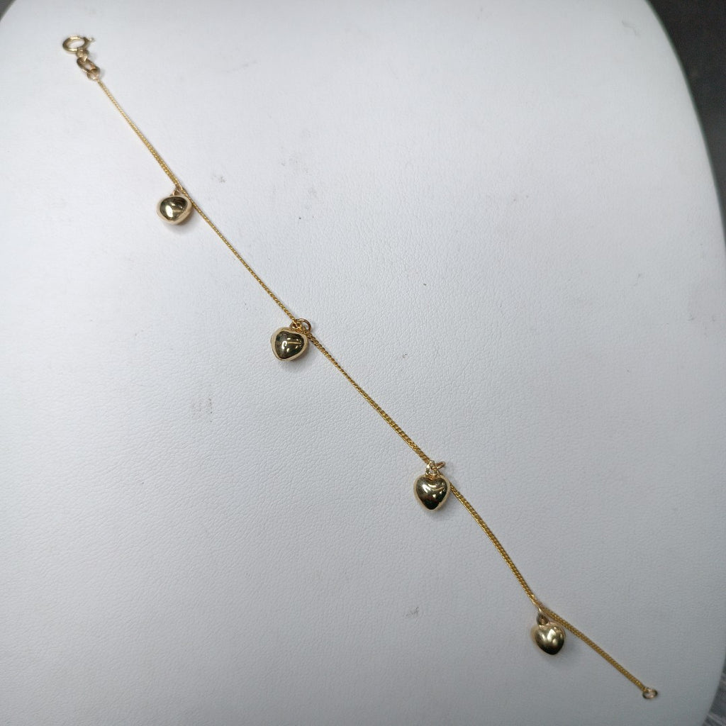PULSERA ESPECIAL DIJES 10K 18 CM 1.6 GR (NUEVO)