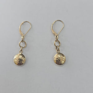 ARETES PAR ORO 14 K 2,60 GRMS (SEMINUEVO)