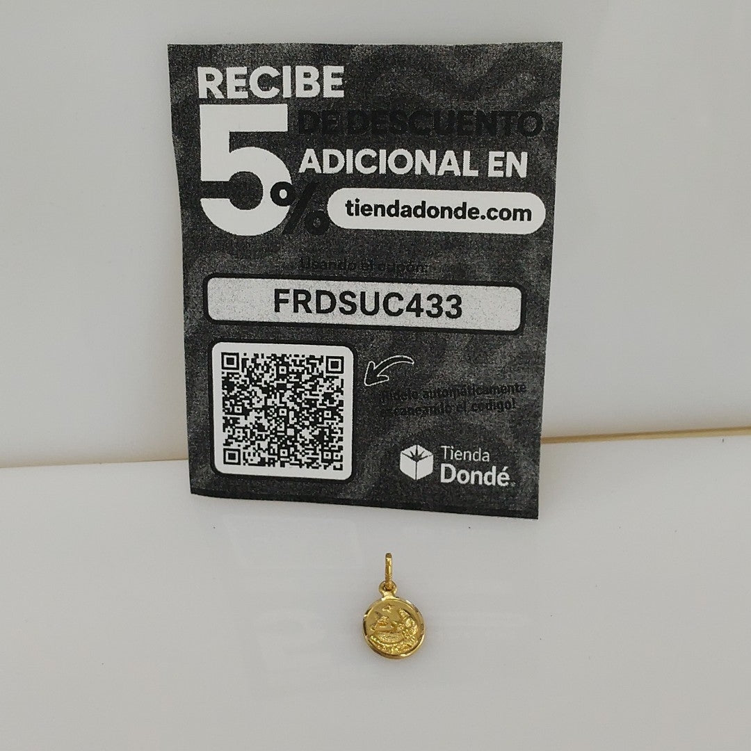 MEDALLA RELIGIOSA ORO 10 K 0,80 GRMS (SEMINUEVO)