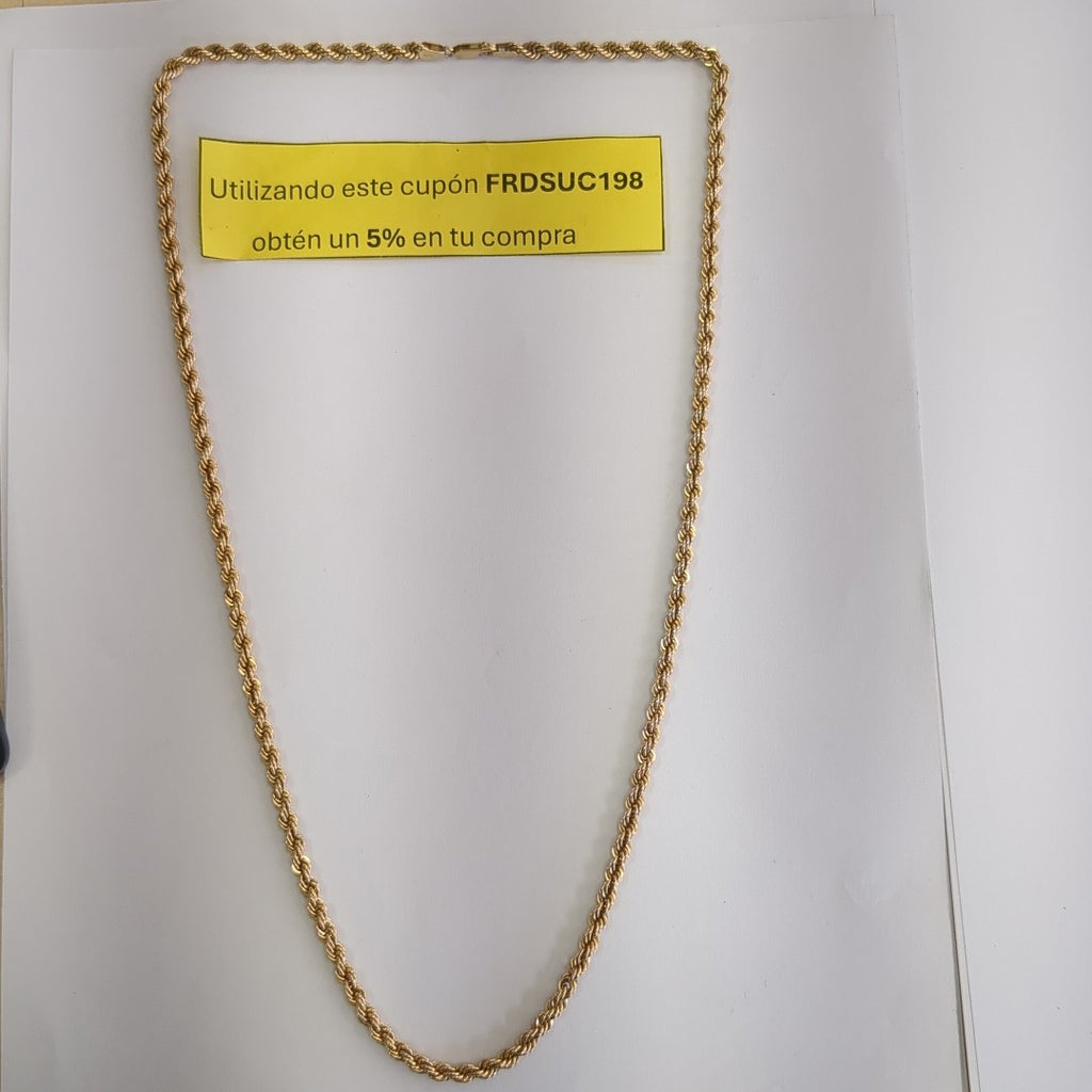 CADENA ORO 10 K 11.3 GRMS (SEMINUEVO)