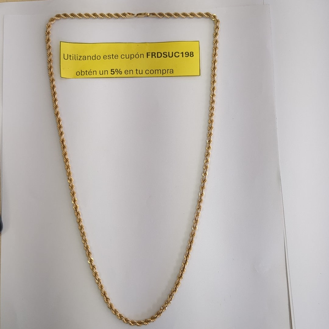 CADENA ORO 10 K 11.3 GRMS (SEMINUEVO)
