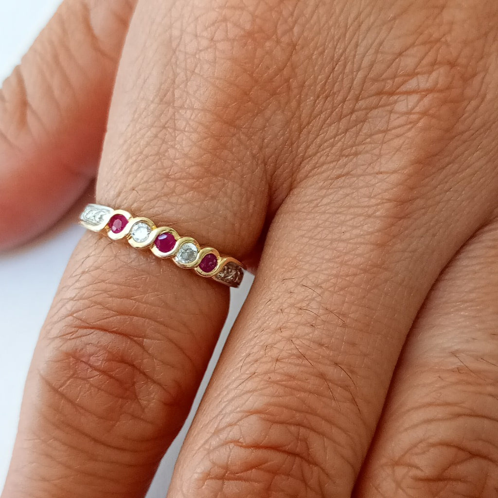 ANILLO ORO 14 K 2.4 GRMS (SEMINUEVO)