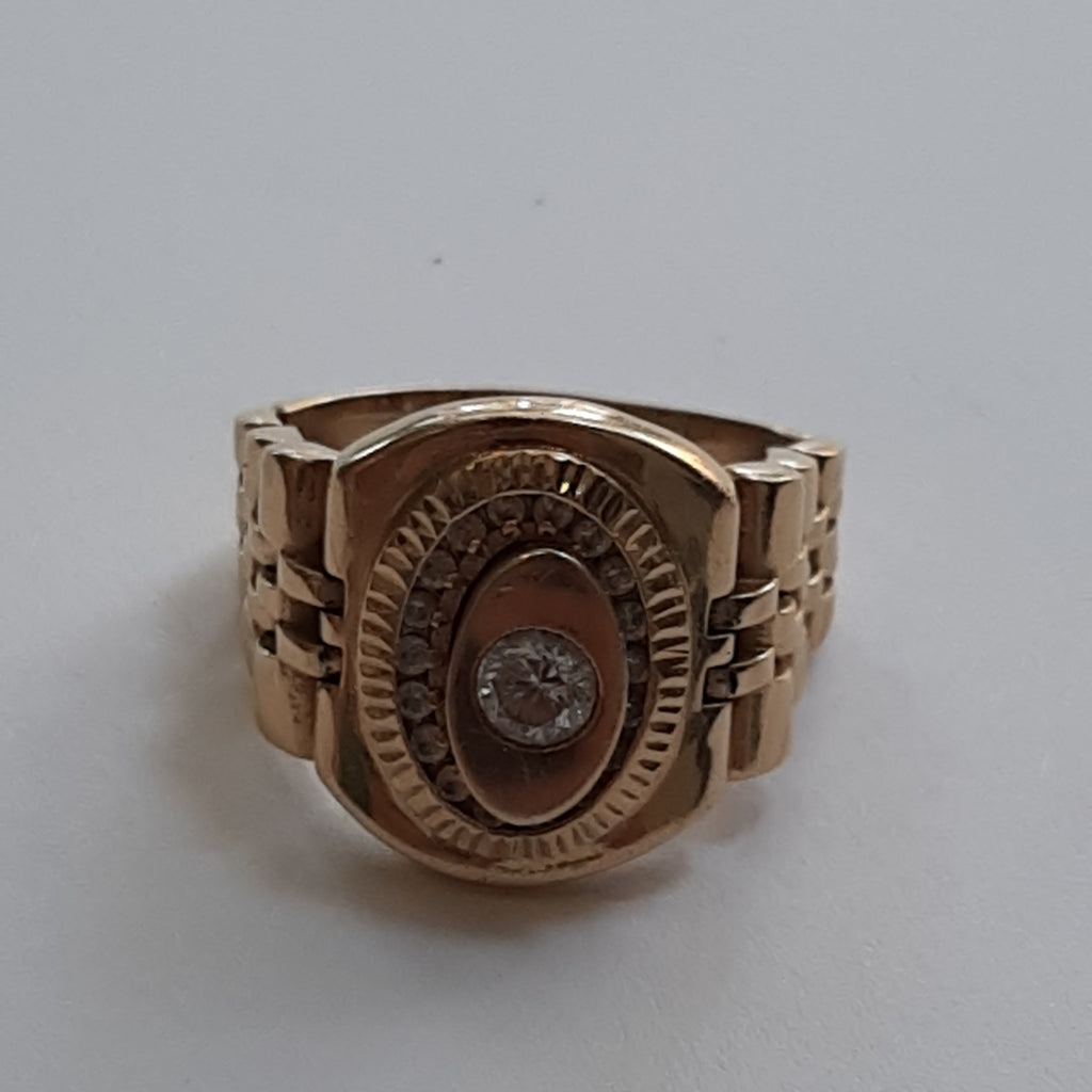 ANILLO ORO 14 K 10,70 GRMS (SEMINUEVO)