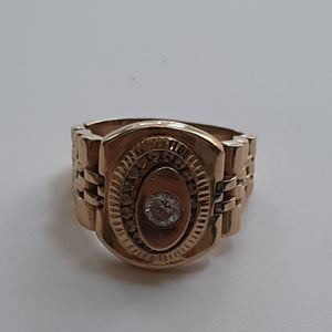 ANILLO ORO 14 K 10,70 GRMS (SEMINUEVO)