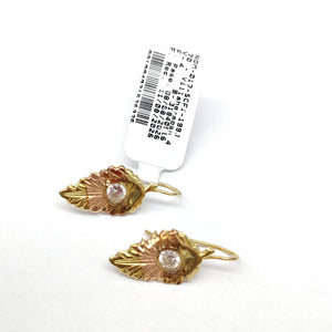ARETES PAR ORO 14 K 1,90 GRMS (SEMINUEVO)